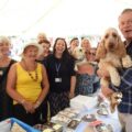 Martin Clunes with Weldmar Hospicecare staff at the 2019 Summer Fete