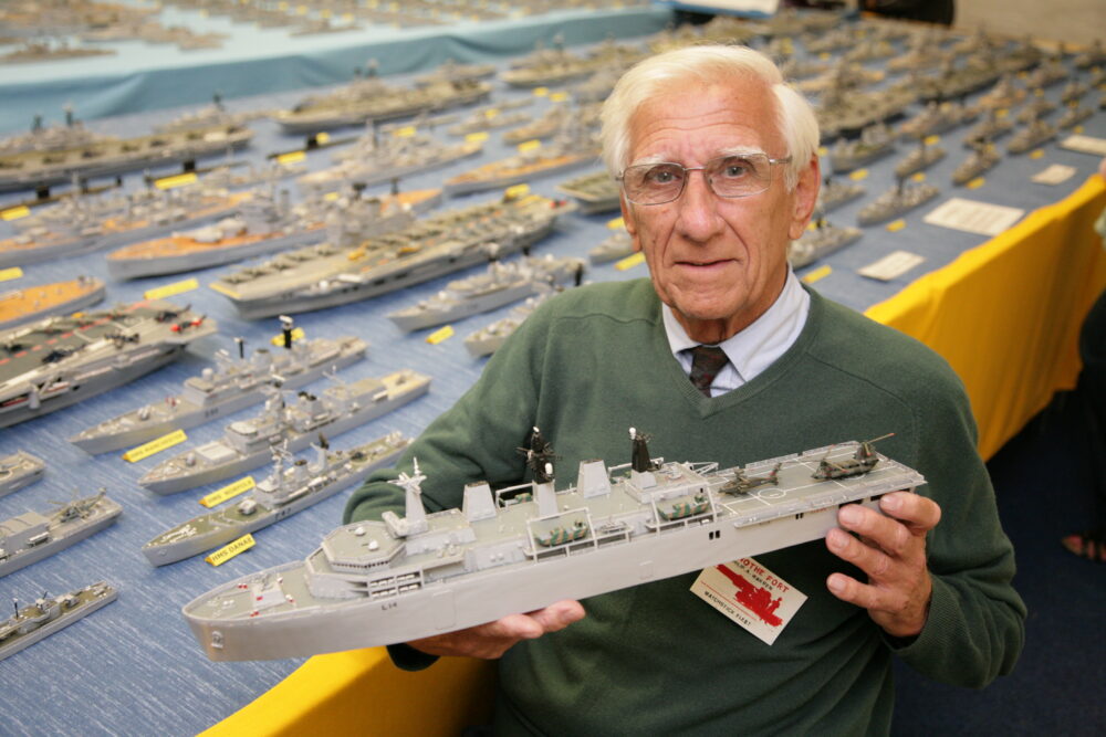 Phillip Warren has spent a lifetime creating his matchstick fleet