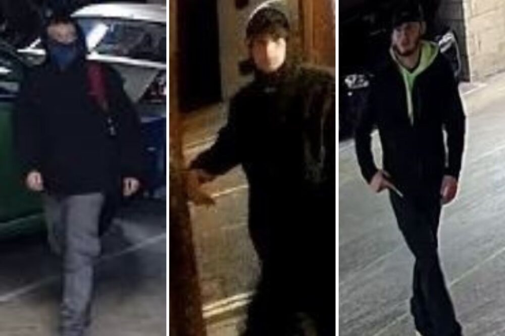 Police are keen to trace these people. Pictures: Dorset Police