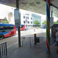 The alleged incidents happened before and after people got on a bus to Blandford from Poole bus station. Picture: Google