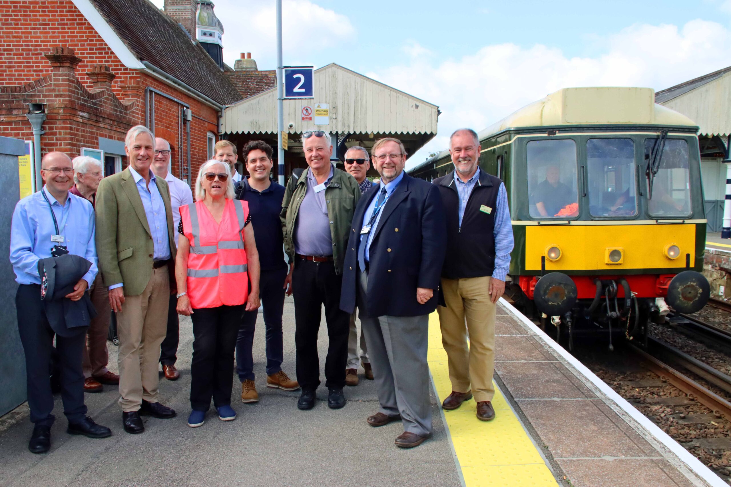 Meeting people at Wareham. Pictures: Andrew PM Wright