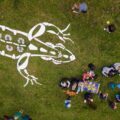 The sand lizard sculpture will be in situ until August 31. Picture: ARC