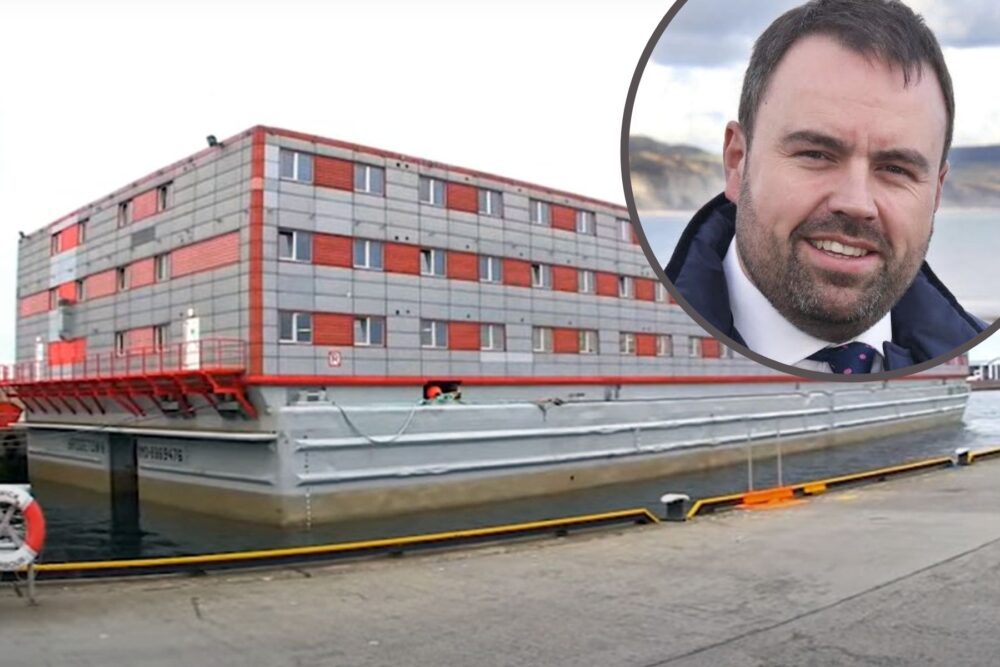 West Dorset MP Chris Loder wrote to the Home Secretary over the Bibby Stockholm barge