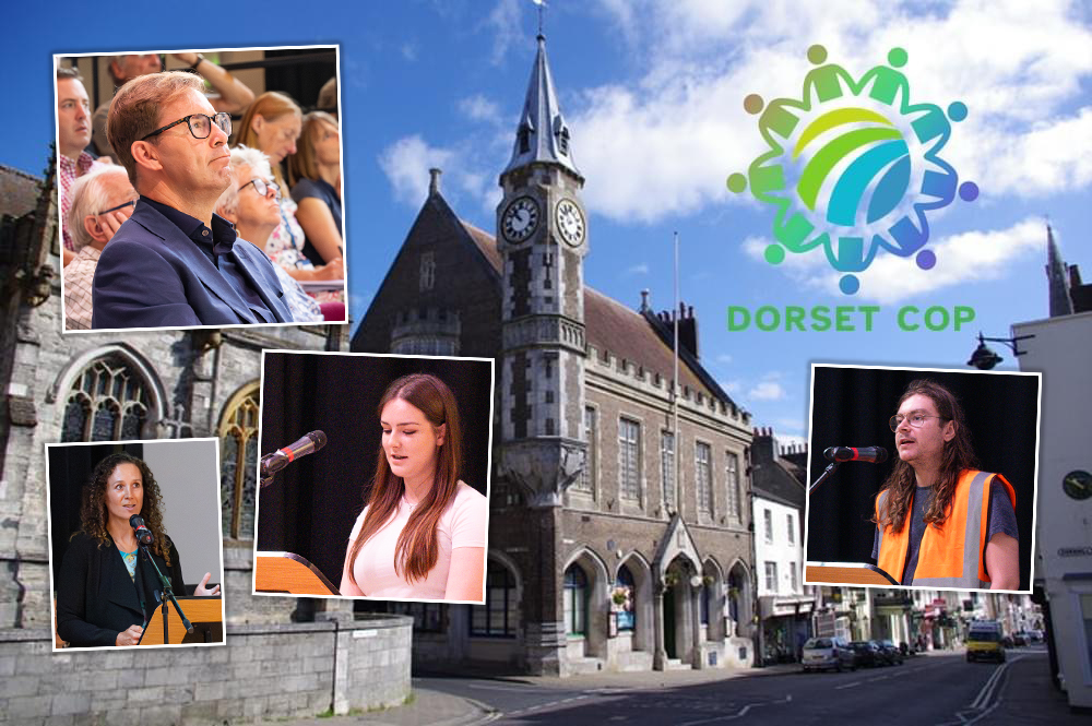 A range of speakers took part in the first Dorset COP event