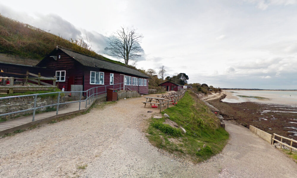 The Middle Beach Cafe in Studland has been demolished. Picture: Google
