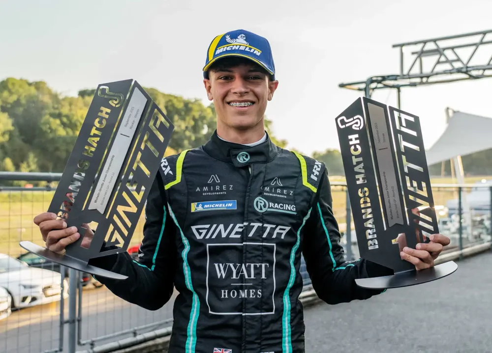 Poole speedster Reza Seewooruthun scored an amazing clean sweep at Brands Hatch