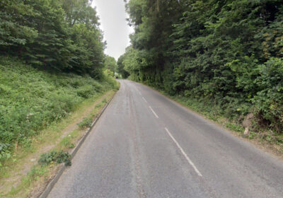 The crash happened on Rye Hill, Bere Regis. Picture: Google