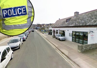 Police were called to Shore Road, Swanage, at just after midnight - during the Swanage Folk Festival. Picture: Google