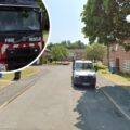 The fire was at a property in Thorncombe Close, Poole, at around 1am on Sunday