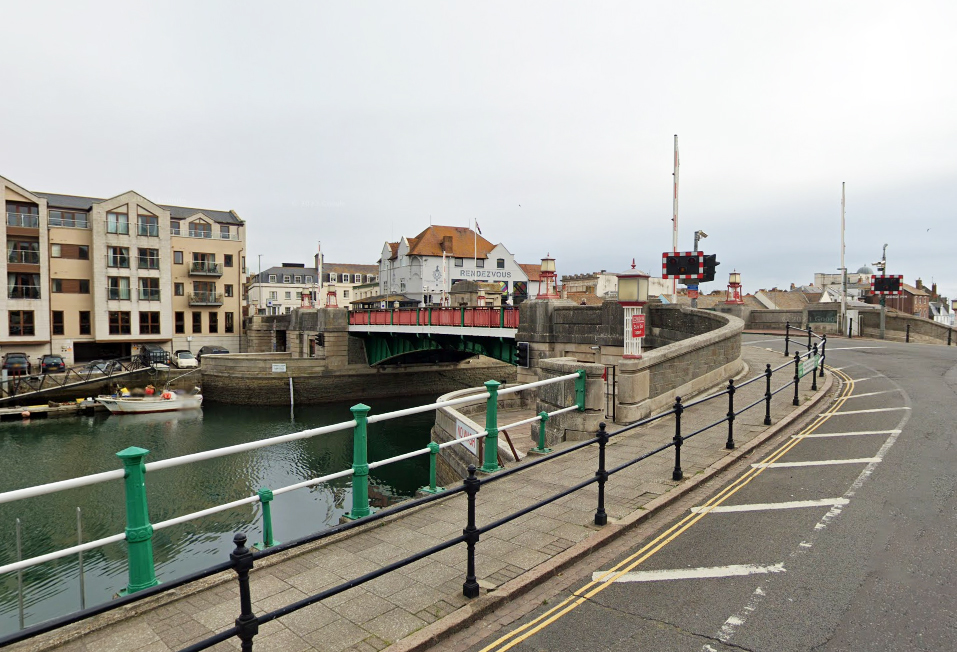 Weymouth Town Bridge will close to traffic from September 25 to November 30. Picture: Google