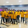 A team from the DCCF's regular fundraising bowling events.