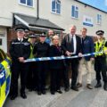 Cutting the ribbon at the refurbished Boscombe Police Station. Picture: Dorset Police