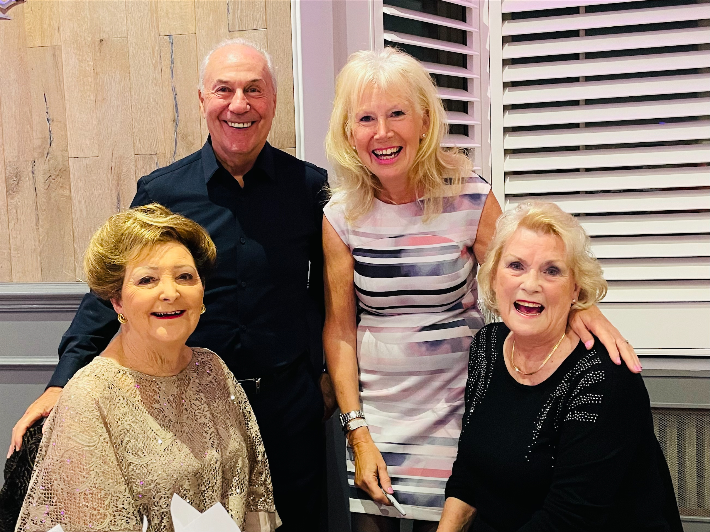 Jeff Mostyn, former AFCB Chairman and DCCF patron with co-founder Eve Went (right centre) and charity supporters.