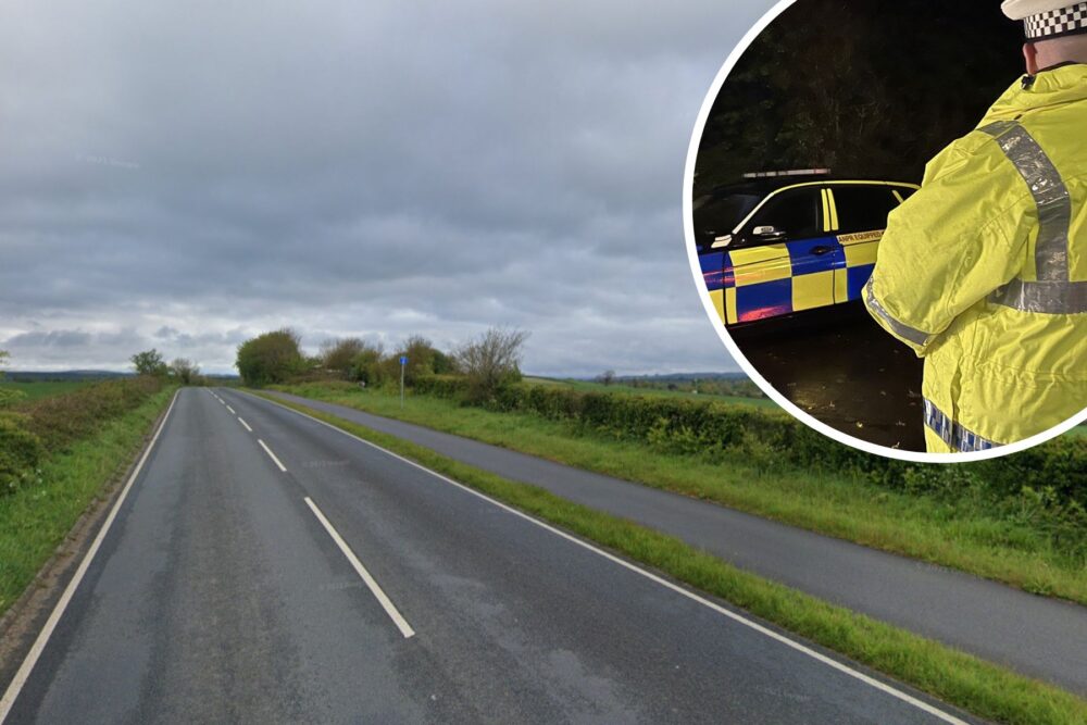 The man, in his 20s, was found beside the Stafford bypass, near Dorchester