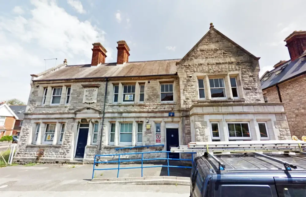 The former Swanage Police Station, in Argyle Road, is up for sale for £1.2 million. Picture: Google