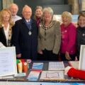 Mayor of Swanage with Purbeck Coast Radio’s volunteer presenters
