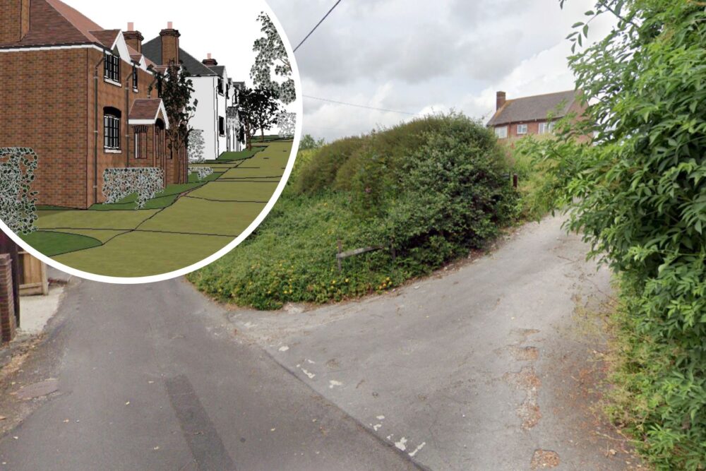 The scheme would see Tower House demolished and five homes built on the site