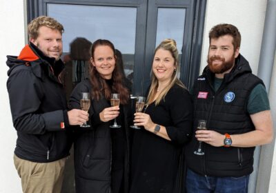 The team behind Smoke on the Water. From left to right; Matt, Julia, Sarah and Jordan Tillman