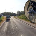 A teen on a dirt bike threatened the driver in Poole