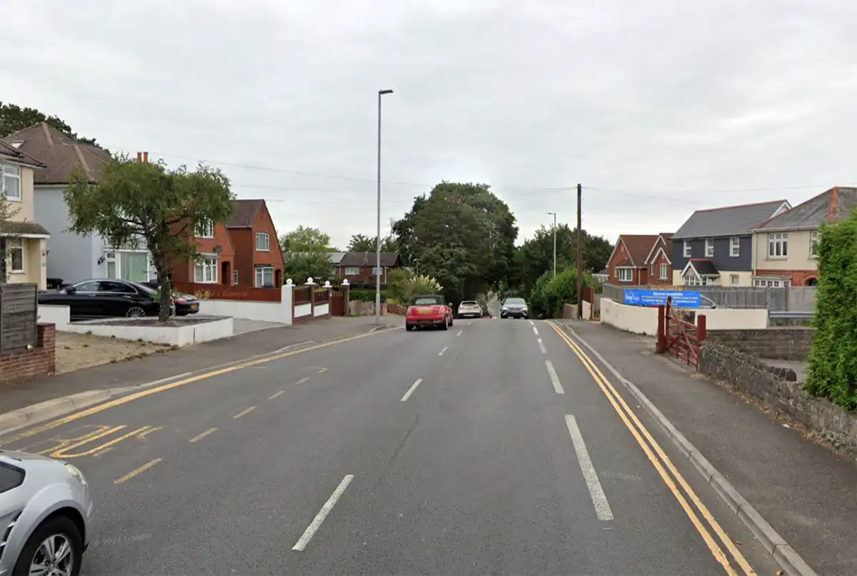 A property was targeted in Alder Road, Poole, Dorset Police said. Picture: Google