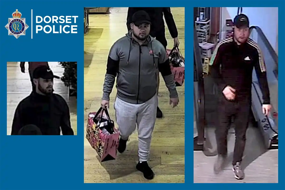 CCTV images released in shoplifting probe at John Lewis in Poole The