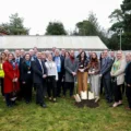 Lord Markham joins the turf-cutting ceremony at St Ann’s Hospital in Poole