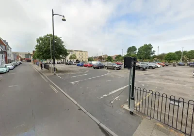 The incident unfolded near the Park Street car park in Weymouth, police said. Picture: Google