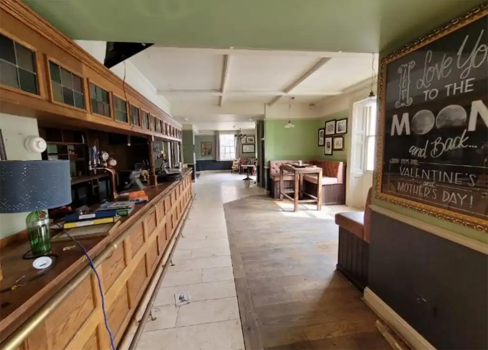 The former bar area at the Red Lion in Wareham. Picture: Morgan Carey Architects/Dorset Council