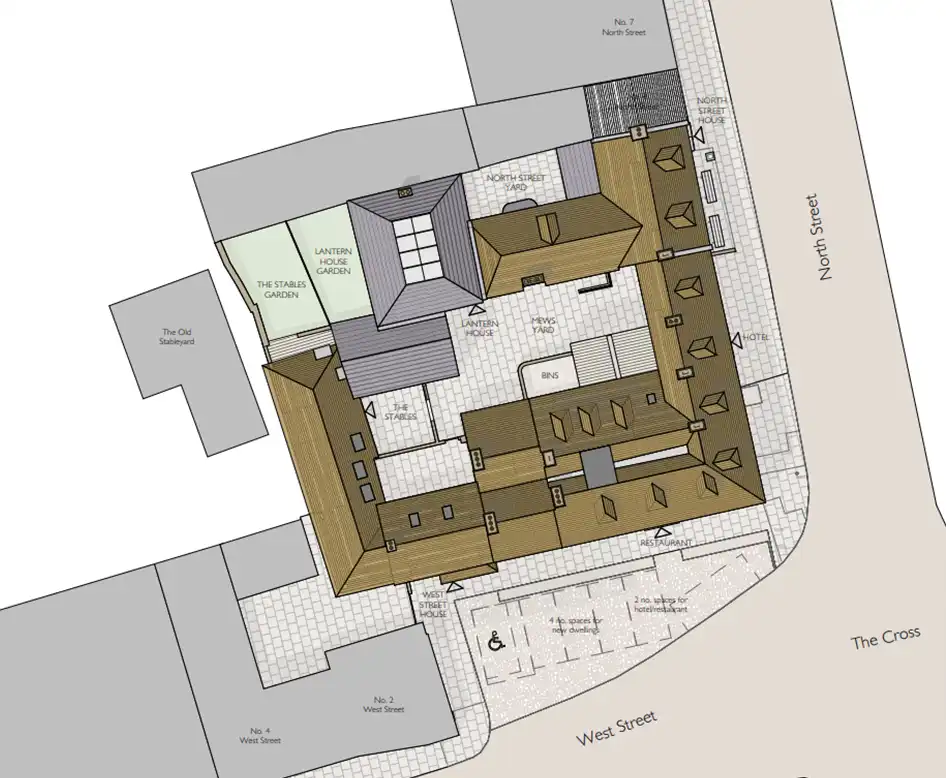 How the proposed layout would work. Picture: Morgan Carey Architects/Dorset Council