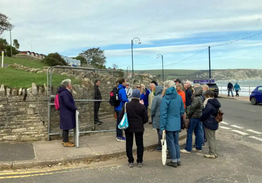 More than 400 people turned out to in-person consultation events over Swanage seafront. Picture: Dorset Coast Forum