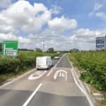 The woman was reportedly picked up on the A31 near the World's End, at Almer. Picture: Google