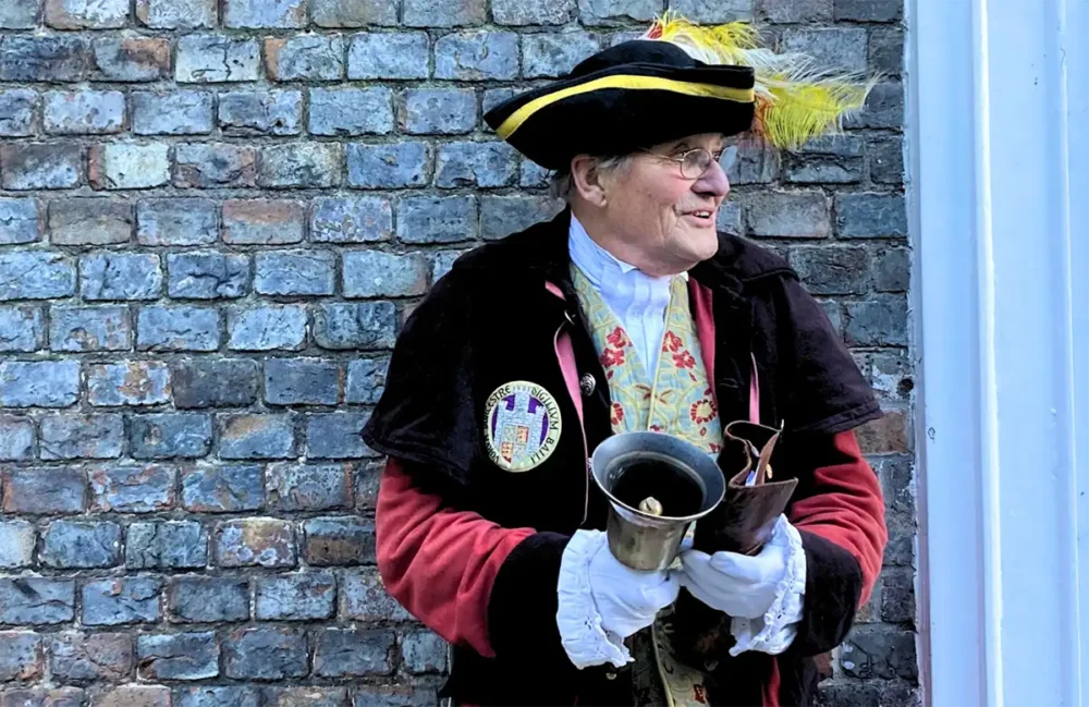 Alistair Chisholm is helping in the search for Dorchester's new town crier