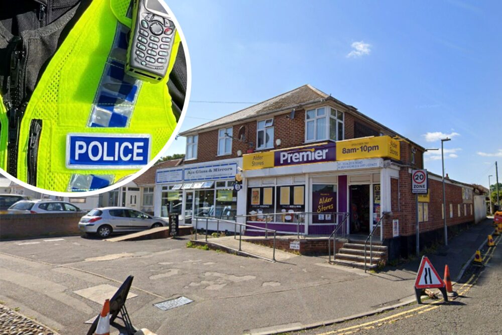 A man reportedly threatened staff with a kitchen knife during a robbery at Premier in Alder Road, Poole. Picture: Google