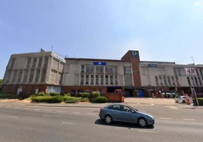 A fire was discovered in a lift at the Dolphin Centre in Poole. Picture: Google