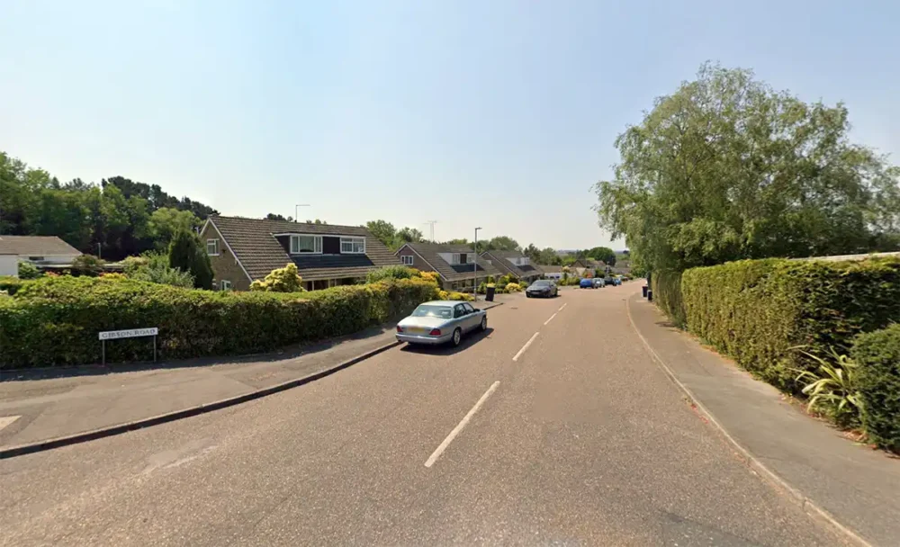 The burglary happened at a property in Gibson Road, Poole. Picture: Google
