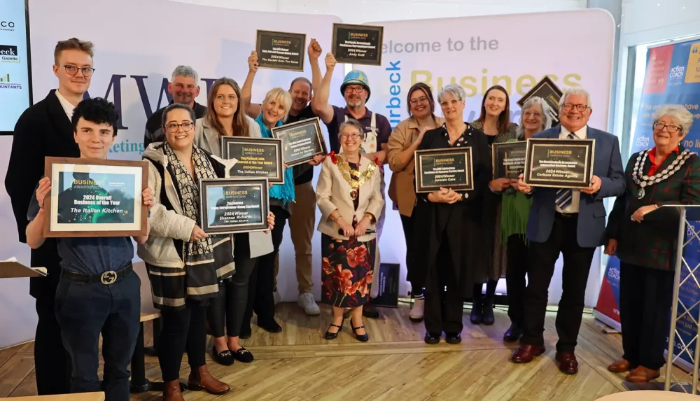 The winners of the 2024 Purbeck Business Awards