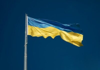 The Ukraine flag will fly over Dorchester on Saturday. Picture: Dorset Council