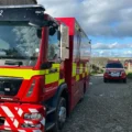 Firefighters assisted the Coastguard in the rescue at Dancing Ledge, near Swanage. Pictures: DWFRS