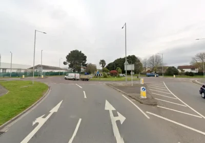 The teen was injured in a crash at Hoburne Roundabout, Christchurch. Picture: Google