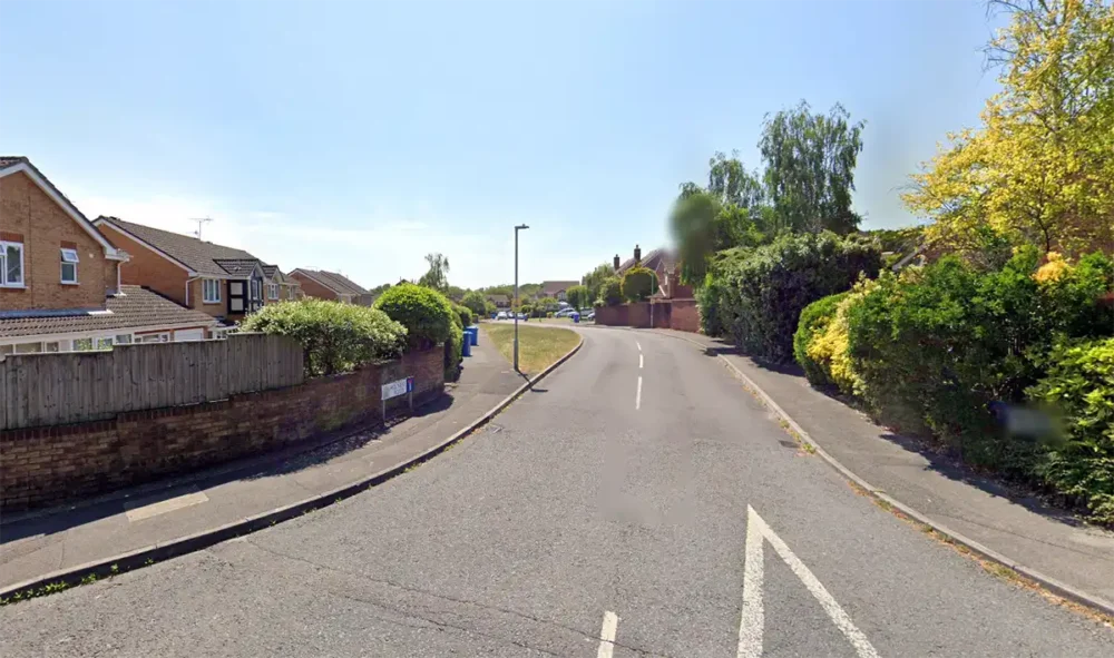 The incident happened in Holnest Road, Poole, on Sunday, March 10. Picture: Google