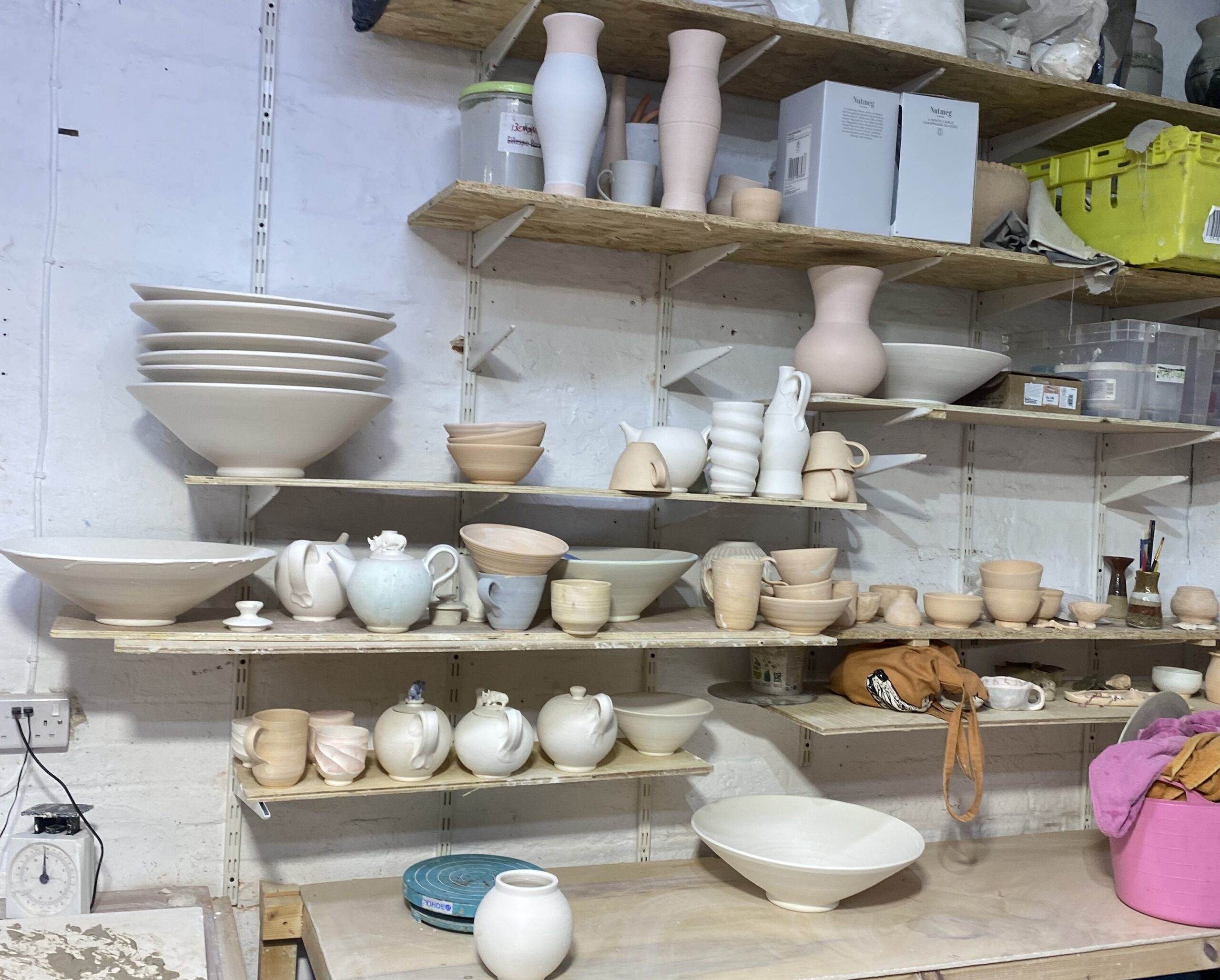 Dan's loved for unpainted pots.