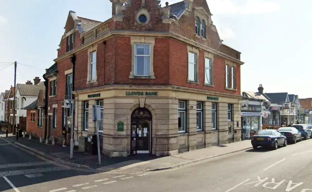 Lloyds Bank in Ashley Road, Poole, is set to close. Picture: Google