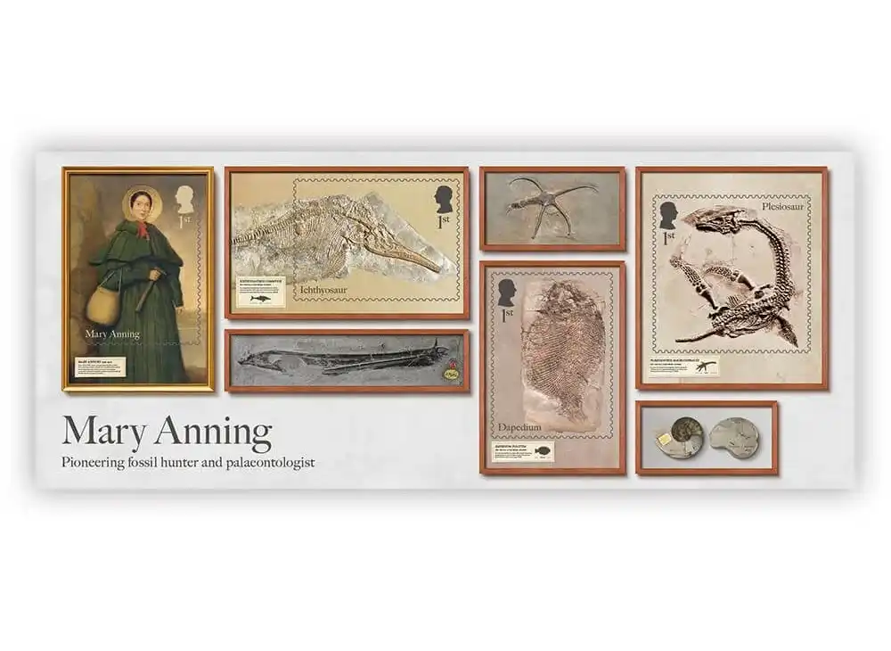 The Mary Anning stamp collection. Picture: Royal Mail