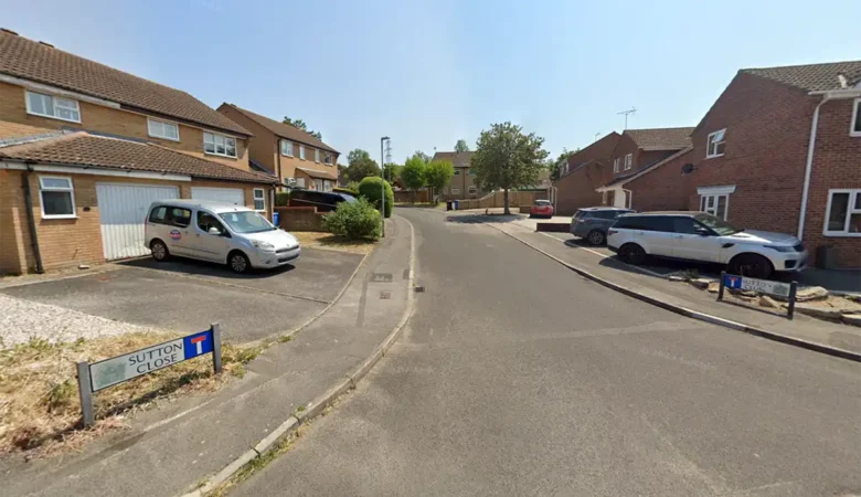 The burglary occurred in Sutton Close, Poole, police said. Picture: Google