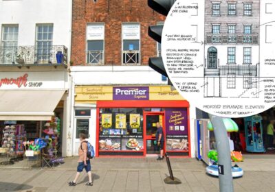 The plans would see retail premises at 80 The Esplanade converted back into a residential property. Pictures: Google/Boldhabit Ltd/Dorset Council