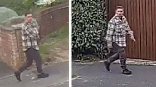 Police are keen to trace this person after an incident in Bingham Avenue, Poole. Pictures: Dorset Police