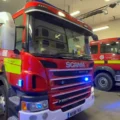 Fire crews were called to Corfe Mullen at 7.30pm on Tuesday night