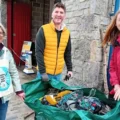 Beach clean volunteers in Lyme Regis