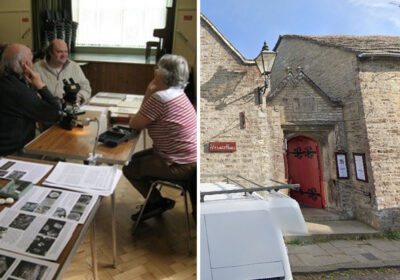 Microscopists meet at Langton Matravers village hall last year