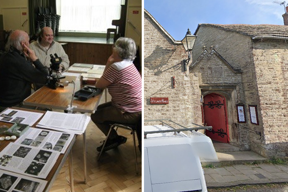 Microscopists meet at Langton Matravers village hall last year